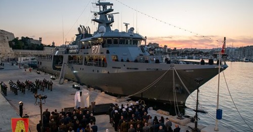 Malta's new OPV 
        
         was commissioned into service on 23 March.