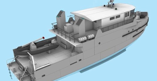 The new diving tenders will be used by the French Navy primarily for operations in shallow waters.