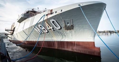 Naval Group launched the Belgian Navy's first new mine countermeasures vessel, named 
        
         (M 940), at Piriou shipyard in Concarneau, France, on 29 March.