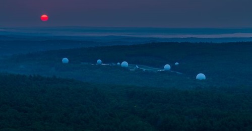 The Satellite Control Network's largest remote tracking station, operated by the 23rd Space Operations Squadron, at New Boston Space Force Station, New Hampshire. DARPA's Overwatch programme will allow for active tracking of 1,000 targets from space.
