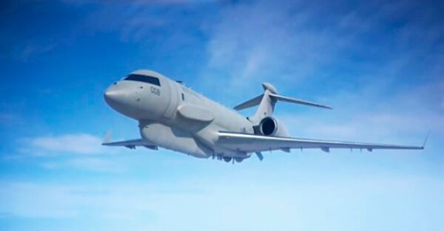 A Multi-INT Special Mission aircraft, based on the Bombardier Global 6500 business jet, developed for South Korea by Raytheon. A similar variant could be used as part of the HADES prototype being sought by the US Army.