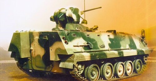 The PLA has deployed 120 mm PLZ-10 SPMs and some variants of the ZSD-89A family of tracked AFVs, pictured above, with the 35th Heavy Combined-Arms Brigade of the PLA 71st Group Army of the ETC.