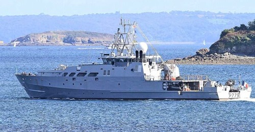The French Navy's first new Félix Éboué-class offshore patrol vessel, 
        
         (P 779), has arrived at its new home port in New Caledonia.