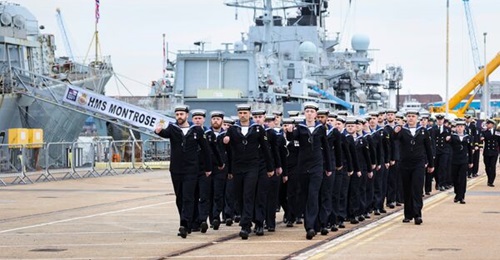 The UK Royal Navy's eighth Type 23 frigate HMS 
        
        is formally decommissioned from service during a ceremony held at HM Naval Base, Portsmouth, on 17 April 2023.