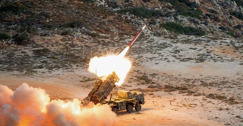 Japan's MoD ordered the deployment of the PAC-3 system in Okinawa Prefecture, and Aegis BMD systems equipped with SM-3 missiles in waters around Japan. The picture shows the PAC-3 live-firing at the NATO Missile Firing Installation (NAMFI) range in Crete.