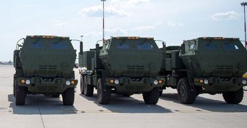 The Polish army received its first five M142 HIMARSs at the 1st Transport Aviation Base in Warsaw on 15 May.