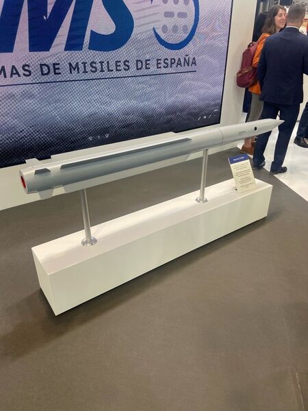 Team EU HYDEF displayed a mock-up of a potential interceptor at FEINDEF 2023.