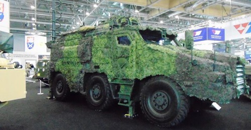 A TITUS 6×6 armoured vehicle was handed over to the ACR during a ceremony at IDET 2023 on 24 May.