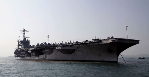 Newport News Shipbuilding redelivered aircraft carrier USS 
        
         after a ship overhaul.