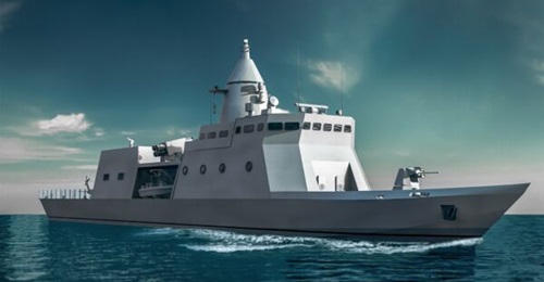 ADSB's new 92 m corvette - a rendering of which is pictured above - is positioned to meet requirements in the Asia-Pacific.