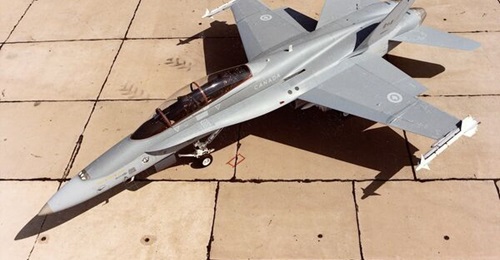 Canada is to donate to Ukraine older versions of its AIM-9 Sidewinder, as carried here by a Royal Canadian Air Force CF-18 Hornet.
