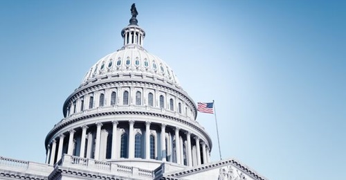 The US Capitol building in Washington, DC.