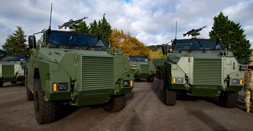 New Zealand's Defence Policy Review will outline some of the modernisation objectives of the  country's armed forces. Pictured above, the New Zealand Army took delivery in May of an initial batch of Bushmaster vehicles from Thales Australia.
