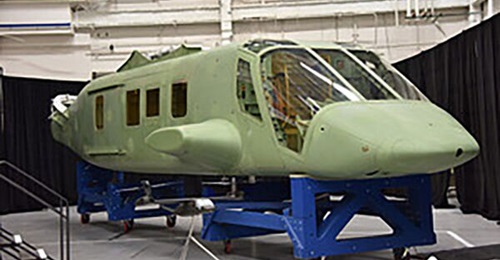 Spirit AeroSystems built the fuselage for the Bell V-280 Valor tiltrotor aircraft demonstrator.