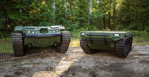 Textron submitted its M3 Ripsaw - a variant of the vehicle picture on the right -  for the US Army's RCV-L Middle Tier Acquisition rapid prototyping programme.