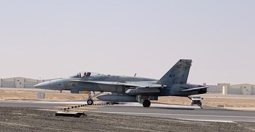 The Kuwait Air Force fields 33 'classic' Hornet combat aircraft (pictured), which it now seeks to operate alongside newer Super Hornet and Eurofighter Typhoon platforms.