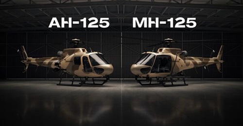 The AH-125 and MH-125 Ares helicopters are being offered to the international market as two distinct platforms that share a common heritage with the M125M.