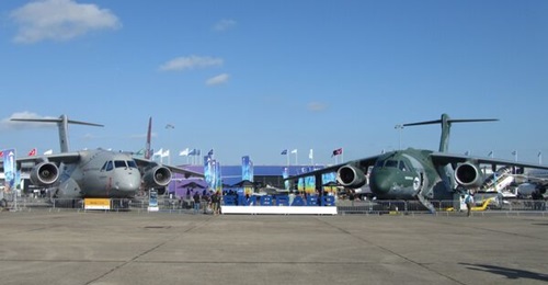 Embraer showcased a pair of KC-390s at the Paris Air Show 2023 for the first time as it looks to secure further international orders for the tanker-transport aircraft.