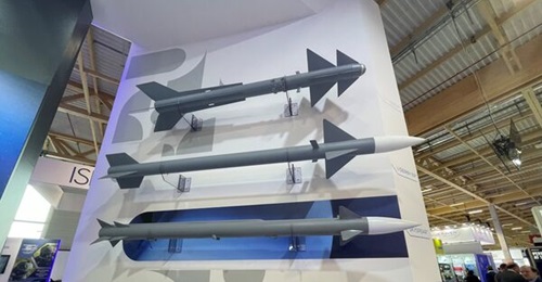 Rafael unveiled its Sky Spear missile (bottom) at the Paris Air Show 2023, describing it as a sixth-generation long-range air-to-air missile.
