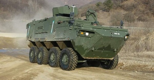 The new command post variant of the K808 wheeled armoured vehicle is expected to enter the RoKA service in 2023.