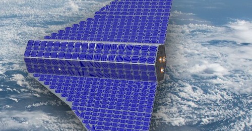 A rendering of the Stingray very low Earth orbit space vehicle.