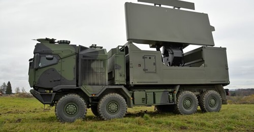 The GM400a software-defined 3D air surveillance radar has an update rate of 6 seconds and an elevation coverage of up to 40°.