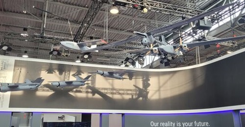 W2MPIR's main components: FT-5, FlyEye, and Warmate presented during the MSPO 2021 in Kielce.
