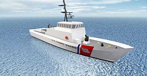 The US Coast Guard acknowledged its Fast Response Cutters have a bridge-window view blind spot.