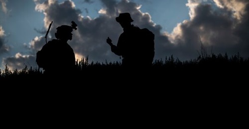 Warfighters conduct reconnaissance training in August in preparation for JADC2 operations. This US JADC2 concept intends to build an IoMT by connecting sensors across all forces into a collaborative network that will be interoperable with allies.