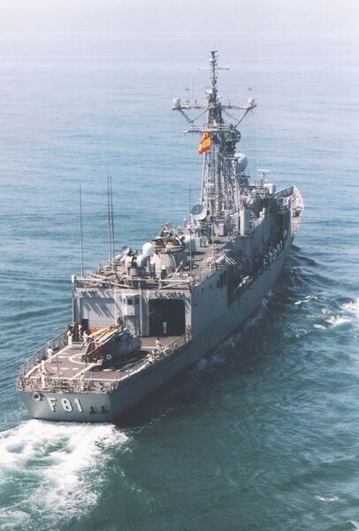 The F-110 frigates are intended to replace the Spanish Navy's six F-80 Santa Maria-class frigates, which were built between 1986 and 1994.