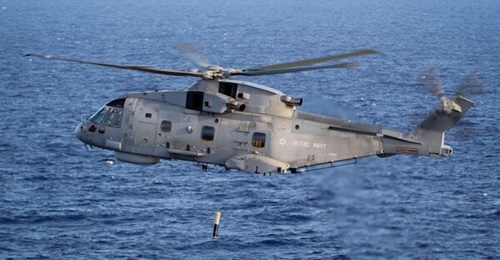 The Merlin OSDEP programme is intended to extend the life of the RN's Merlin HM2 (pictured) and Merlin HC4/4a helicopters out to 2040.