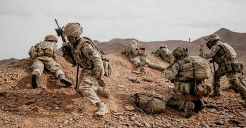 UK Secretary of State for Defence Ben Wallace said the provisional layout of the Global Response Force is a light brigade and 16 Air Assault Brigade (pictured training in Morocco in late 2022), supported by a logistical support brigade.