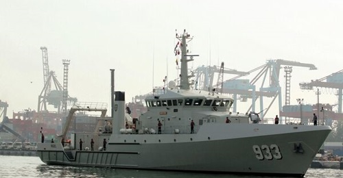 KRI 
        
        , one of four survey ships operated by the Indonesian Navy. The service is looking to procure an ocean-going survey vessel and has held talks with Abeking & Rasmussen to understand possible offset arrangements.