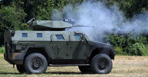 Serbia's new Miloš II 4×4 MPACV armed with a 20/3 mm RCWS conducted live firing at the Nikinci testing range on 18 July.