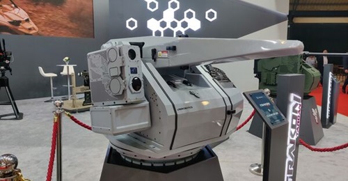 Unirobotics' Trakon Targan RWS on display at IDEF 2023.
