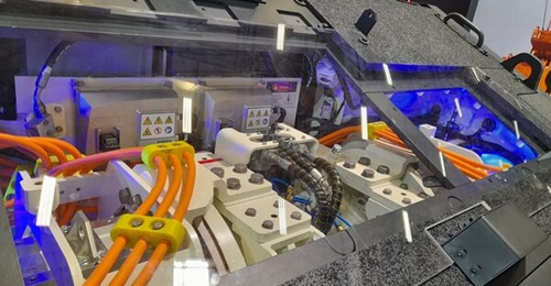FNSS Kaplan Hybrid powerpack at IDEF 2023.