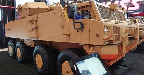 FNSS Pars Scout 8×8 vehicle at IDEF 2023.