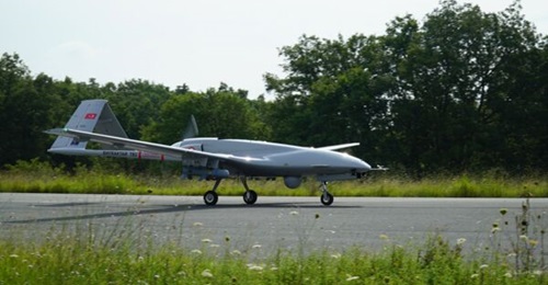 Baykar will establish a UAV repair and service centre in Ukraine. Pictured is the company's Bayraktar TB2, which is operational in Ukraine.