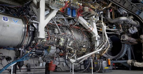 General Electric's XA100 adaptive cycle engine. Work on the XA100 is to be ported to the NGAP programme.