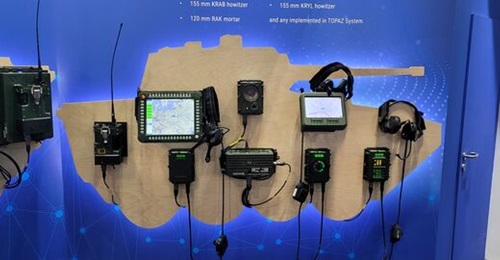 WB Electronics exhibited the full Topaz ICMS hardware configuration for the FONET network at Eurosatory 2022.
