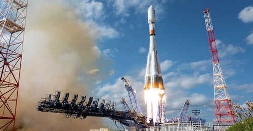 Russia launches the first GLONASS-K2 satellite onboard the Soyuz-2.1b medium-class rocket from the Plesetsk State Test Cosmodrome on 7 August 2023.