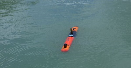 GRSE has launched an autonomous underwater vehicle (pictured) that can be used to support mine countermeasures, underwater monitoring, and search-and-rescue missions.