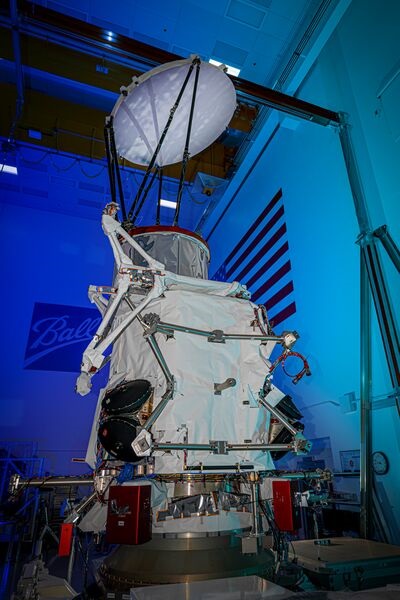 Ball Aerospace builds the Weather System Follow-on - Microwave (WSF-M) environmental satellite for the US Space Force.