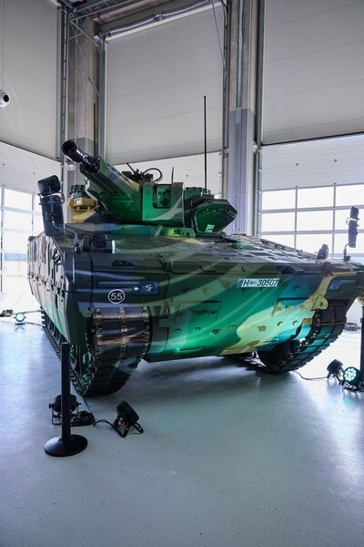 Rheinmetall officially opened its new Lynx IFV factory in Zalaegerszeg, Hungary, on 18 August.