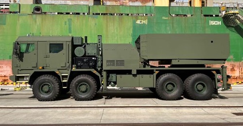 Poland's first K239 Chunmoo MRL mounted on a Polish Jelcz vehicle was delivered by sea to the Port of Gdansk, Poland, on 21 August.