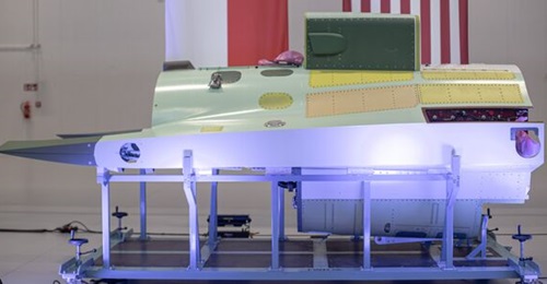 The first Polish-built rear-fuselage section for the F-16 was rolled out at PZL Mielec's facility on 29 August.