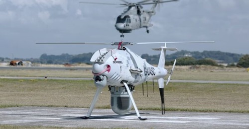 The Peregrine UAS, which comprises a Schiebel S-100 Camcopter and a Thales I-Master radar, will be deployed onboard an RN Type 23 frigate in the Gulf from 2024.