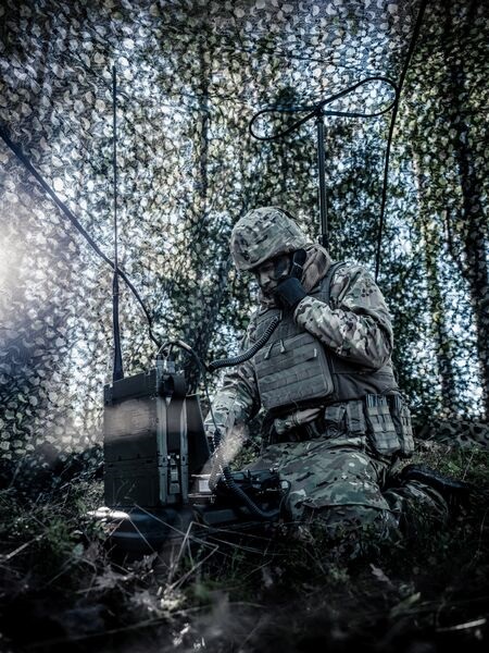 Saab's ULCAS FSS technology gives armed forces the possibility of combining protection from the enemy with the possibility of communicating with friendly forces.