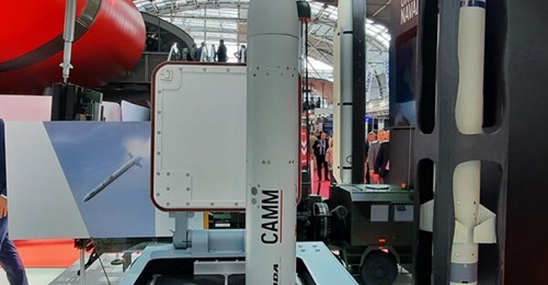 MBDA Common Anti-air Modular Missile on display at MSPO 2023.