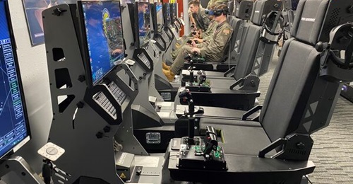 Examples of the extended reality flight simulators that are being supplied by Ryan Aerospace to the US Navy.